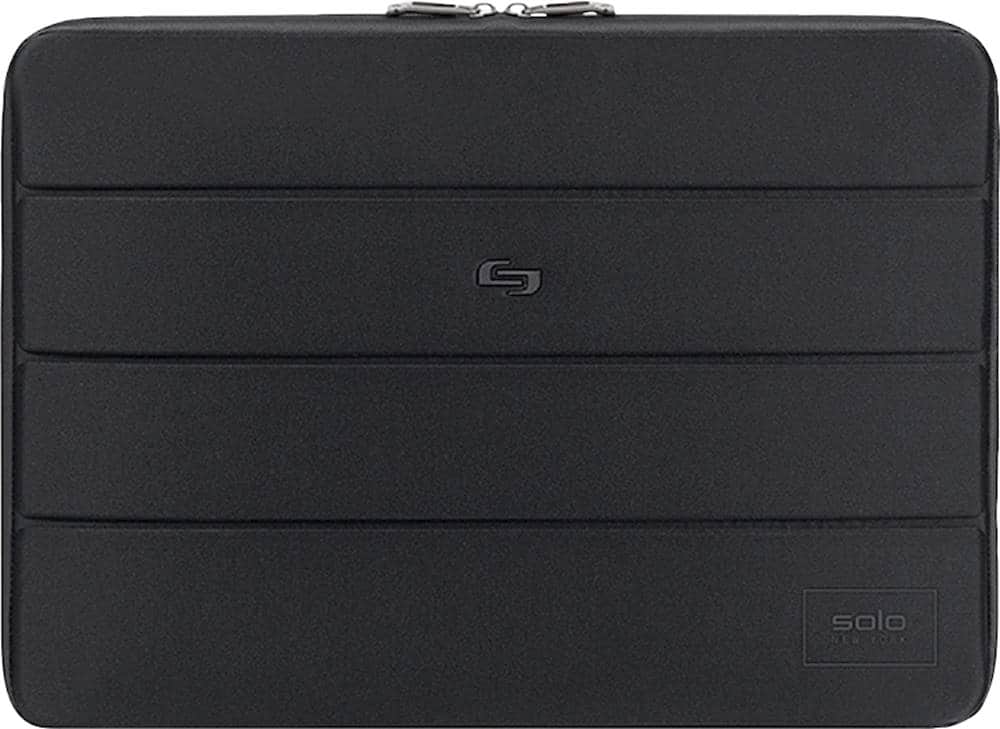 Solo New York - Bond Sleeve for 15.6" Laptop - Black - Front_Zoom