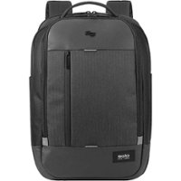 Solo - Magnitude Backpack for 17.3" Laptop - Black - Front_Zoom