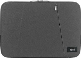 Solo New York - Oswald Sleeve for 15.6" Laptop - Gray - Front_Zoom