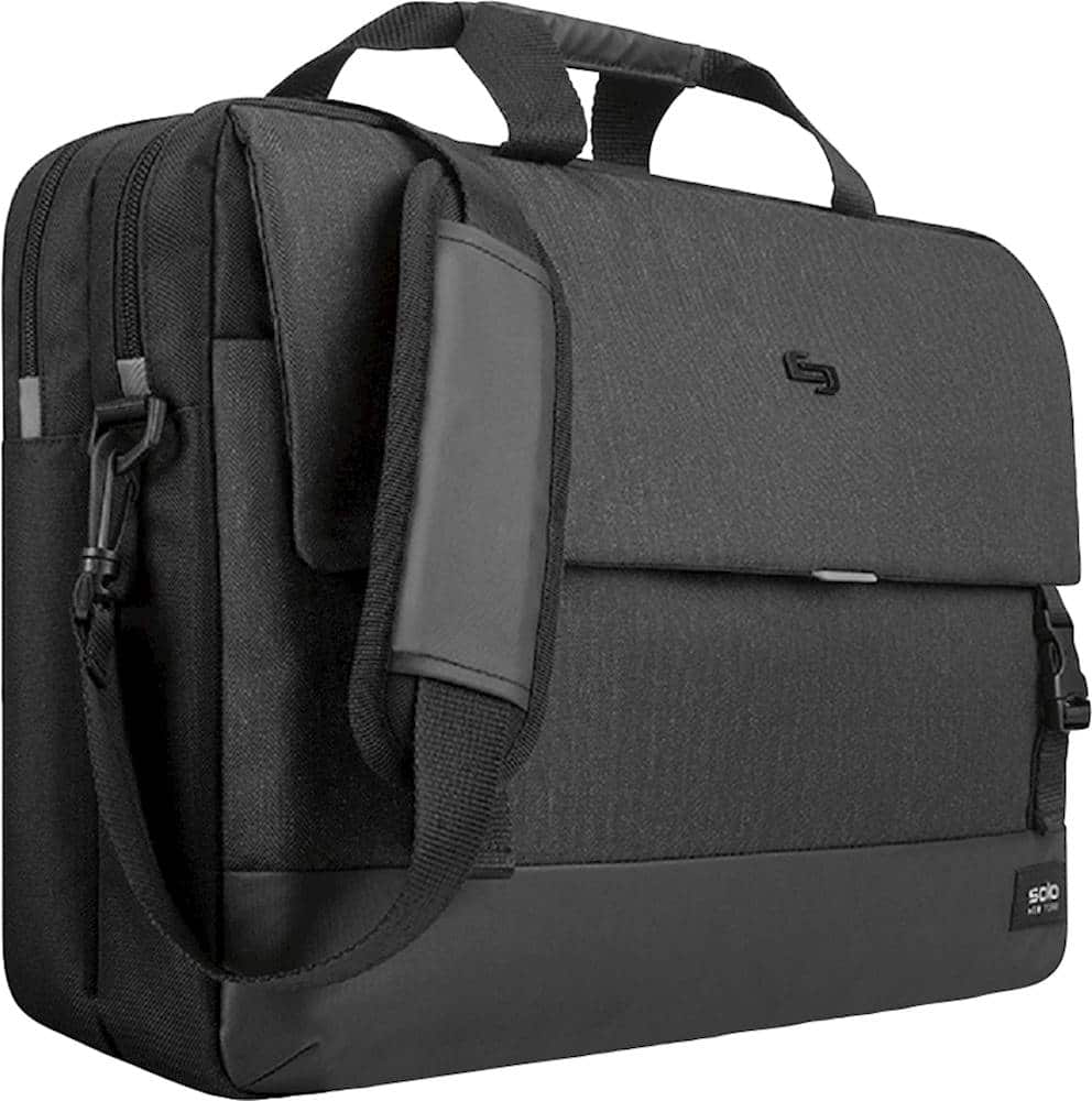 Alt View 12. Solo New York - Notch Briefcase for 15.6" Laptop - Gray/Black.