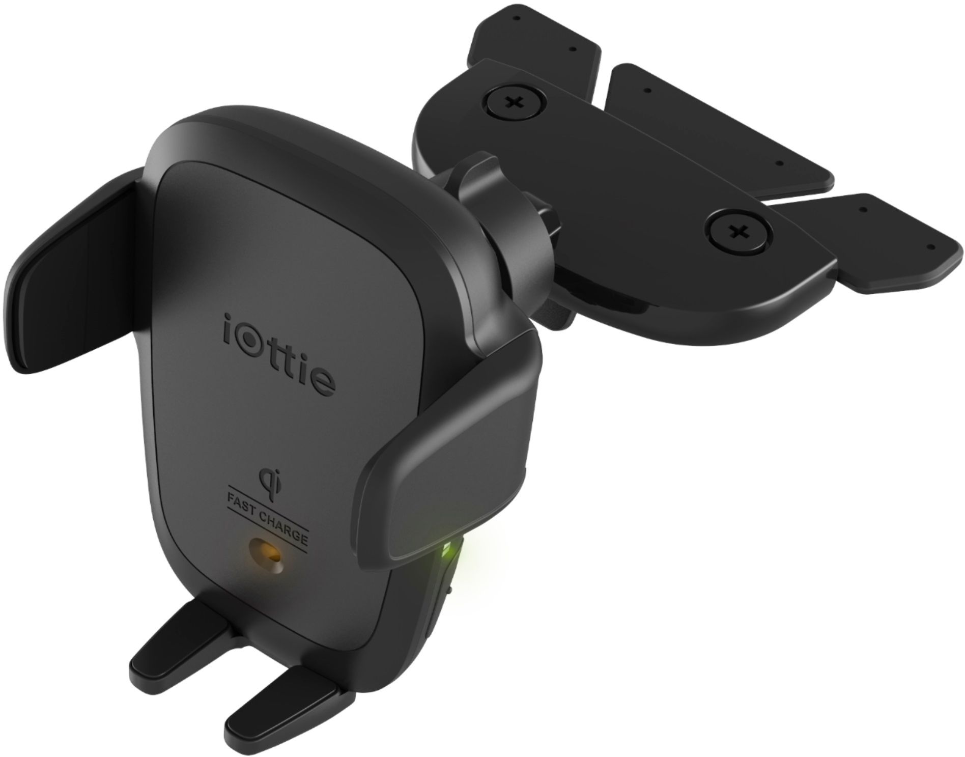 straffen zelf Oh iOttie AutoSense Wireless Charging 2-in-1 Universal Air Vent and CD Mount  for Mobile Phones Black HLCRIO164 - Best Buy