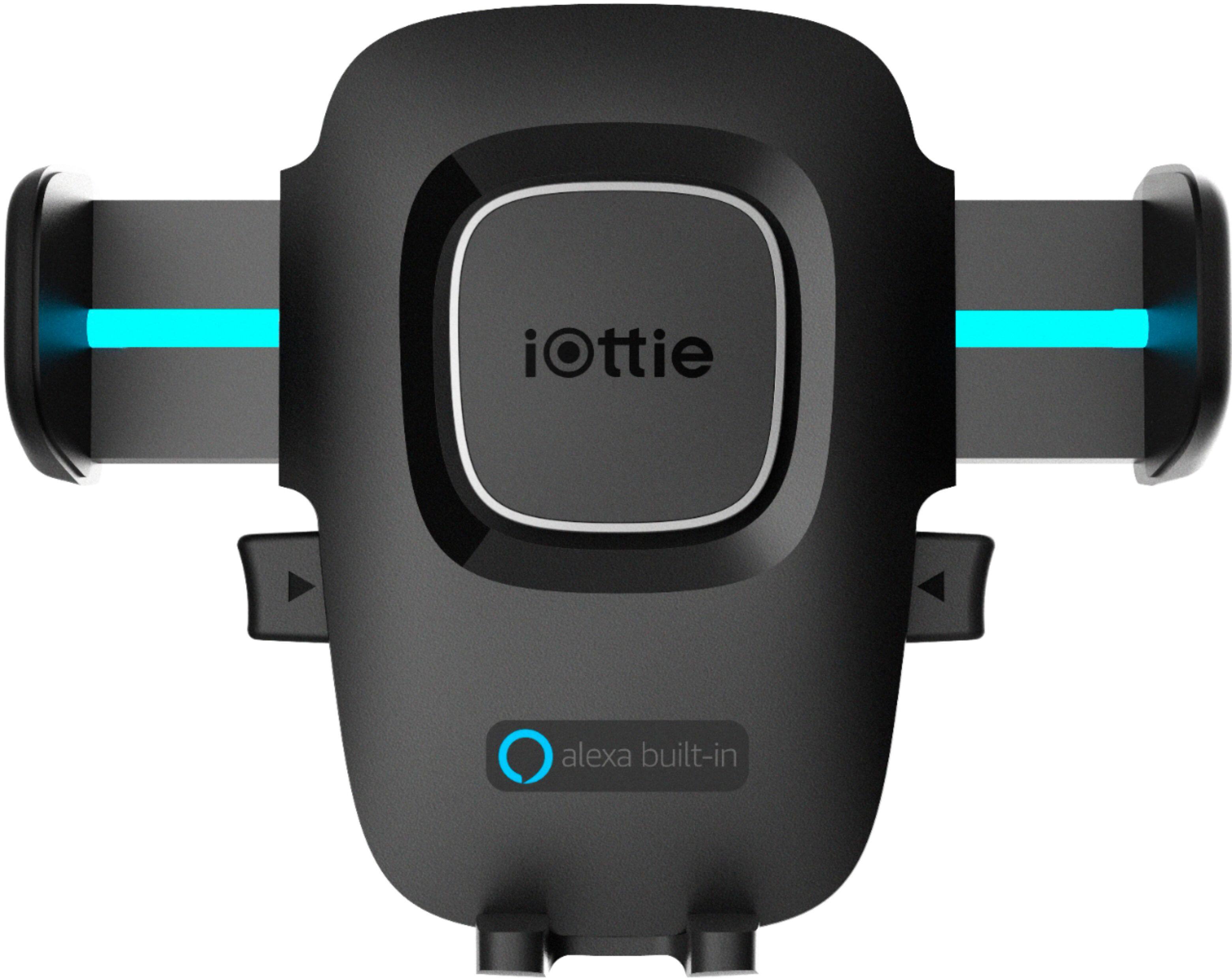 Alt View 13. iOttie - Easy One Touch Connect Alexa Enabled Car Mount for Mobile Phones - Black.