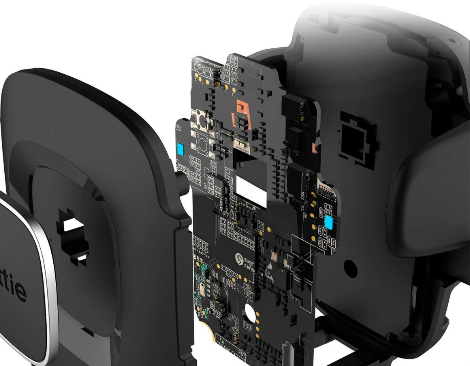 Alt View 14. iOttie - Easy One Touch Connect Alexa Enabled Car Mount for Mobile Phones - Black.