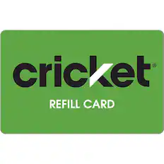 Front. Cricket Wireless - $50 Refill Card.