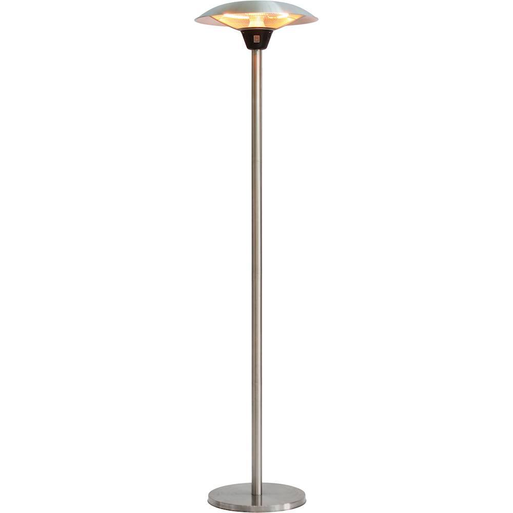 Front. Fire Sense - Frisco Halogen Patio Heater - Silver.