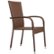 Left Zoom. Patio Sense - Wicker Chairs (Set of 4) - Brown.