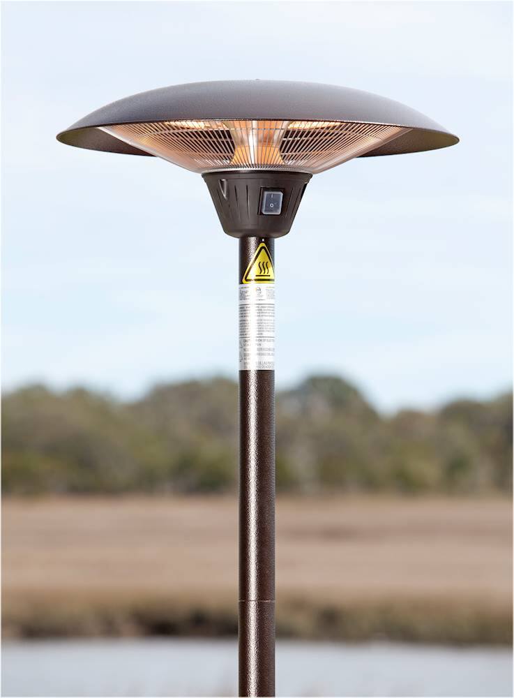 Best Buy Fire Sense Frisco Halogen Patio Heater Bronze 62219