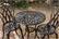Alt View 17. Patio Sense - Theon Outdoor Antique Bronze Cast Aluminum 3-Piece Bistro Set - Antique Bronze.