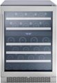 Front Zoom. Zephyr - Presrv 24 in. 45-Bottle Wine Cooler with Dual Temperature Zones and 39 dBA - Stainless steel and glass.