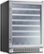 Alt View Zoom 15. Zephyr - Presrv 24 in. 53-Bottle Wine Cooler with Single Temperature Zone and 39 dBA - Stainless steel and glass.