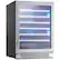 Left. Zephyr - Presrv 24 in. 53-Bottle Wine Cooler with Single Temperature Zone and 39 dBA - Stainless Steel/Glass.