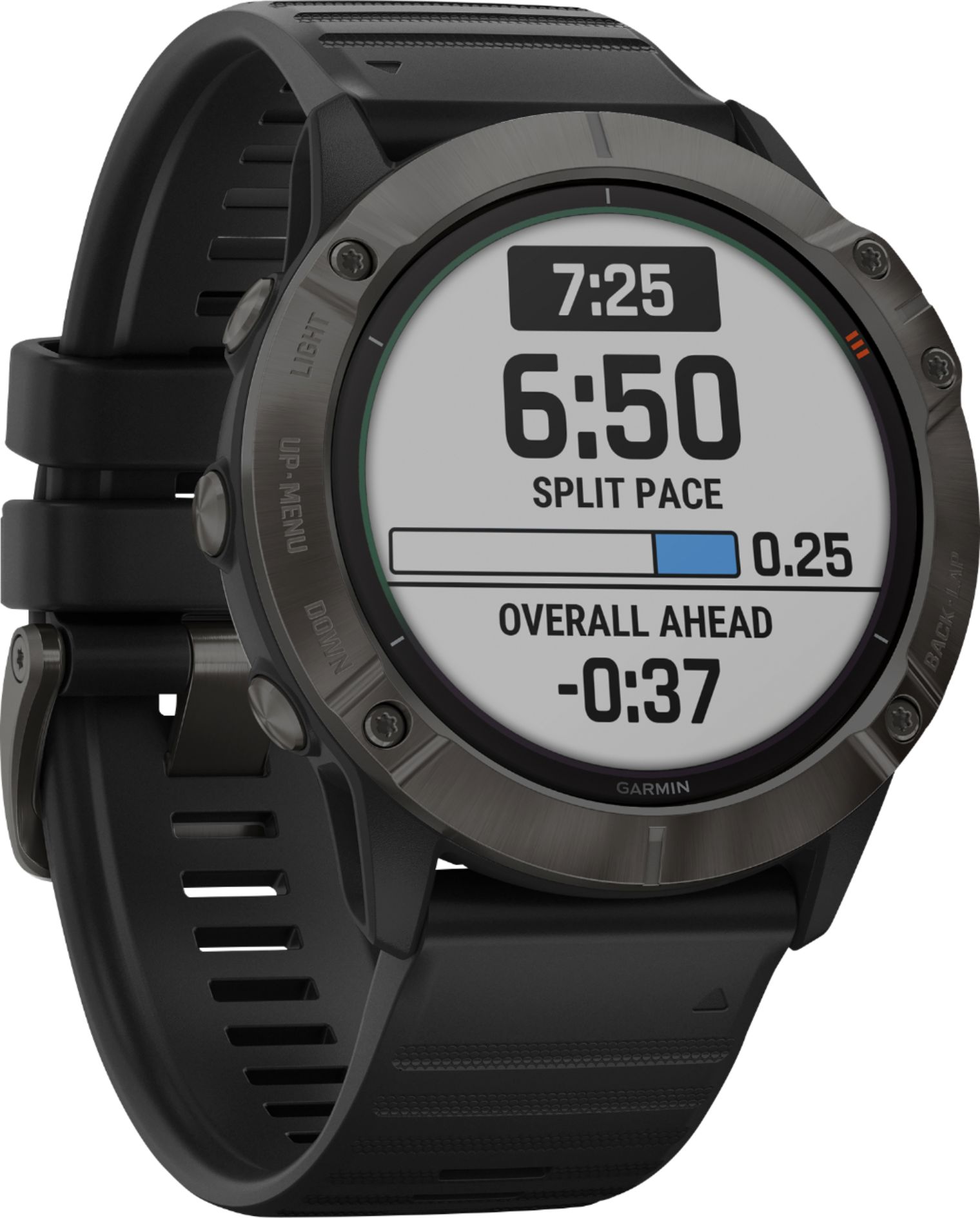 Best Buy: Garmin fēnix 6X Pro GPS Smartwatch 51mm Fiber-Reinforced Polymer  Black 010-02157-20