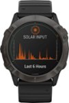 Front Zoom. Garmin - fēnix 6X Pro GPS Smartwatch 35mm Fiber-Reinforced Polymer - Black.