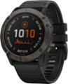 Left Zoom. Garmin - fēnix 6X Pro GPS Smartwatch 35mm Fiber-Reinforced Polymer - Black.