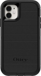 OtterBox - Defender Pro Series Case for Apple® iPhone® 11/XR - Black - Front_Zoom