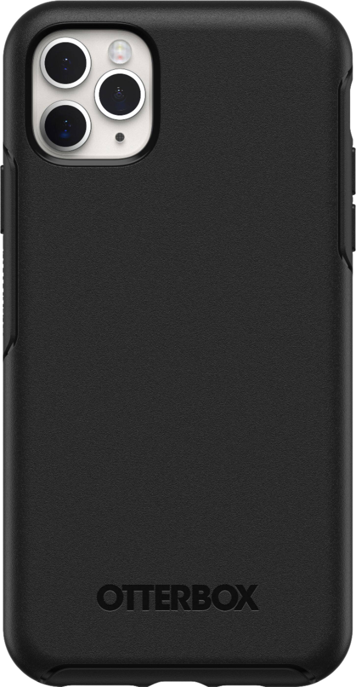 Front. OtterBox - Symmetry Series Case for Apple® iPhone® 11 Pro Max/Xs Max - Black.