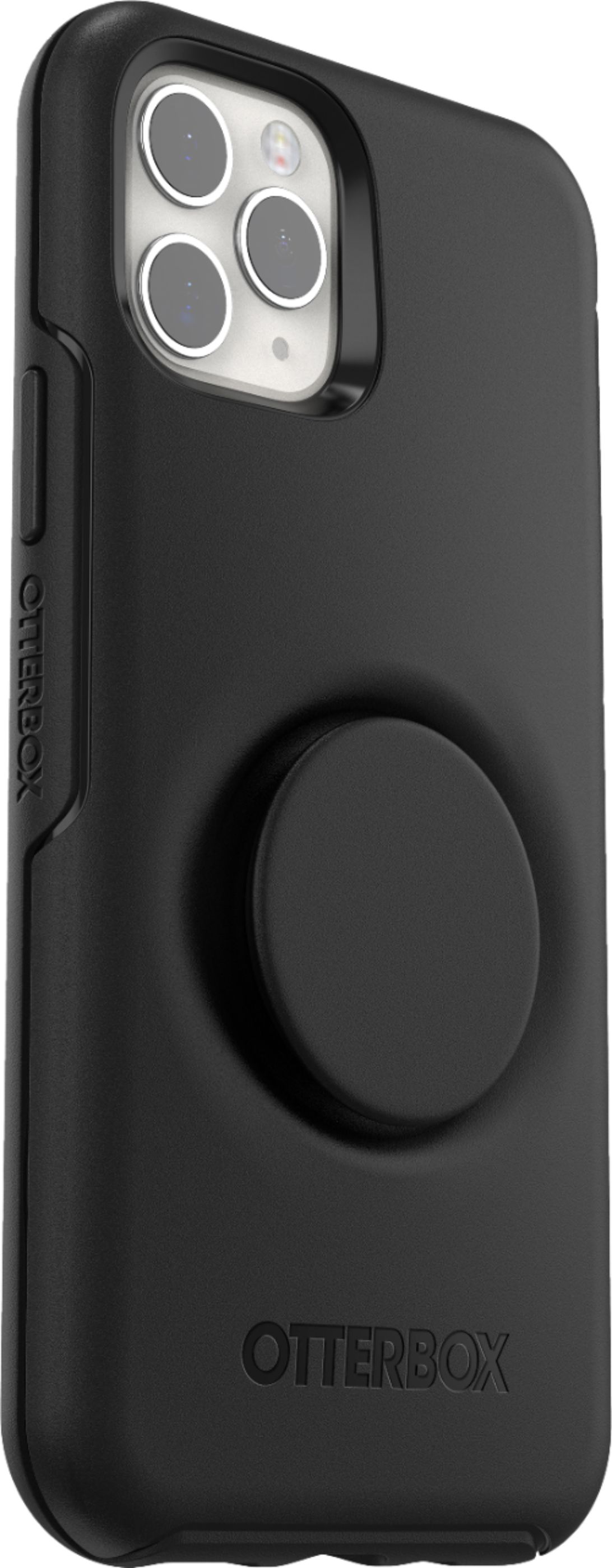 Angle View: OtterBox - + Pop Symmetry Series Case for Apple® iPhone® 11 Pro - Black