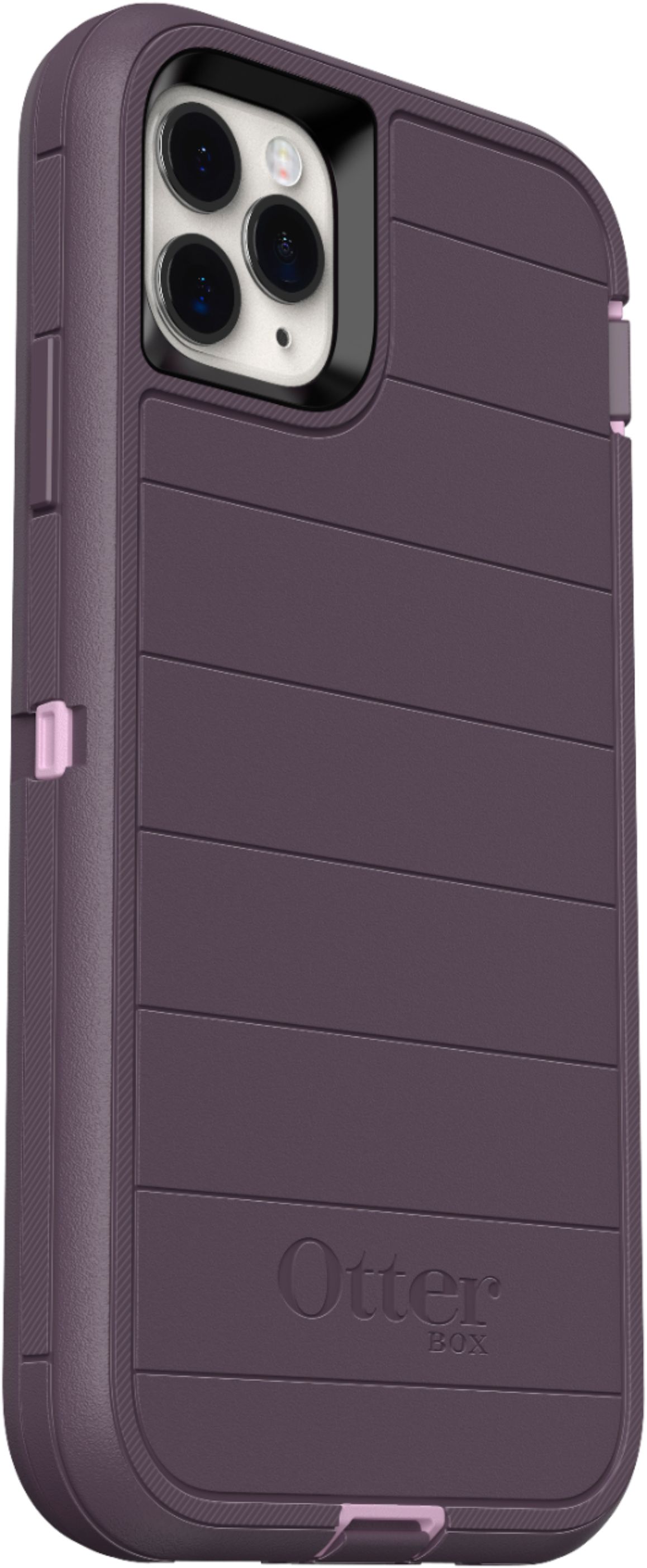 Angle View: OtterBox - Defender Pro Series Case for Apple® iPhone® 11 Pro Max - Purple
