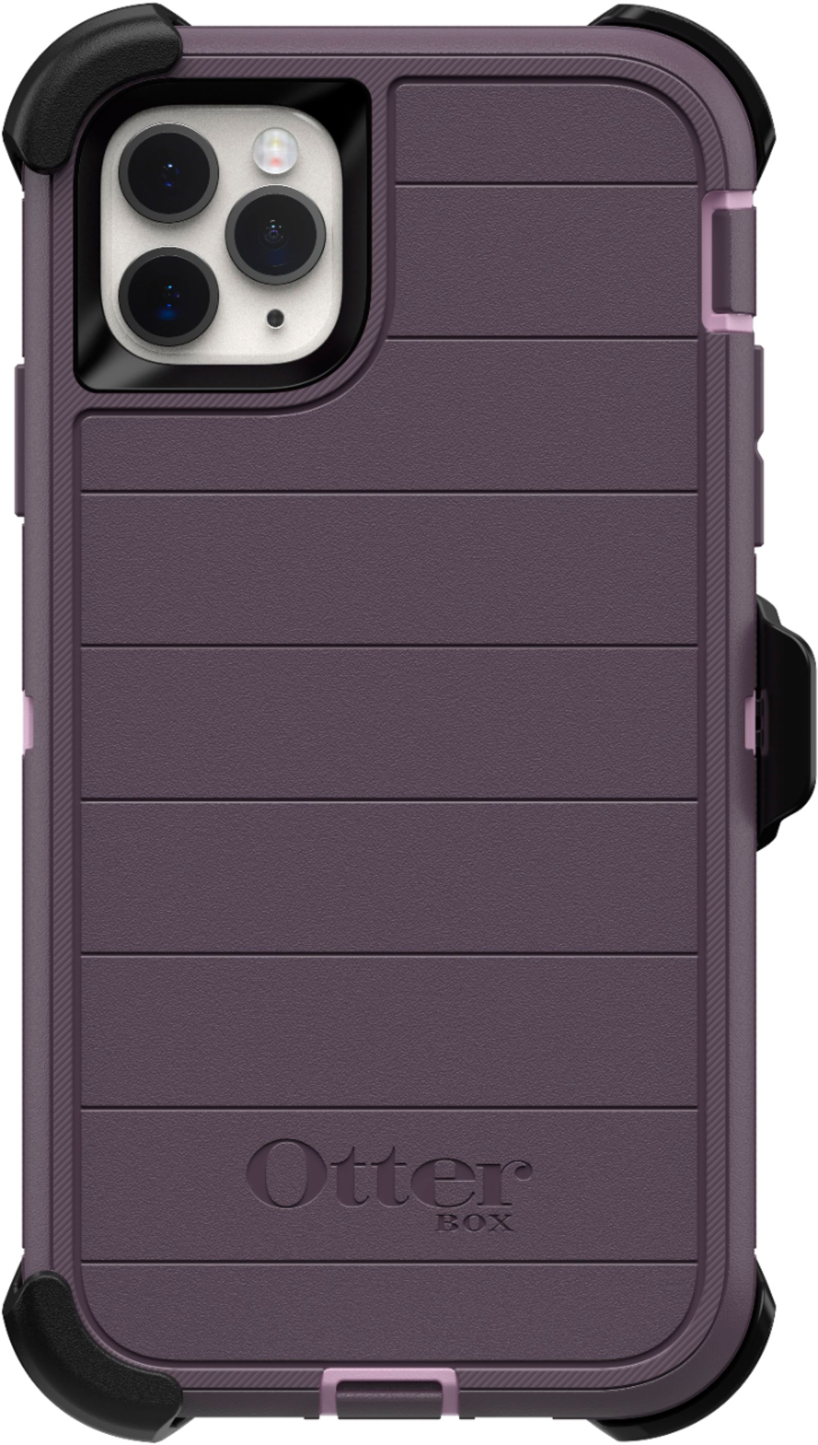 Otterbox Defender Pro Series Case For Apple Iphone 11 Pro Max Purple 77 63242 Best Buy