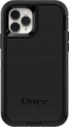 OtterBox - Defender Pro Series Case for Apple® iPhone® 11 Pro/X/Xs - Black - Front_Zoom