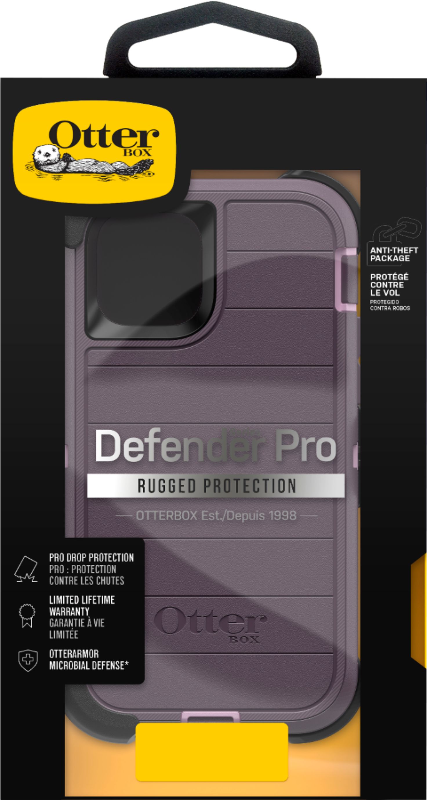 Otterbox Defender Pro Series Case For Apple Iphone 11 Pro Purple 77 Best Buy
