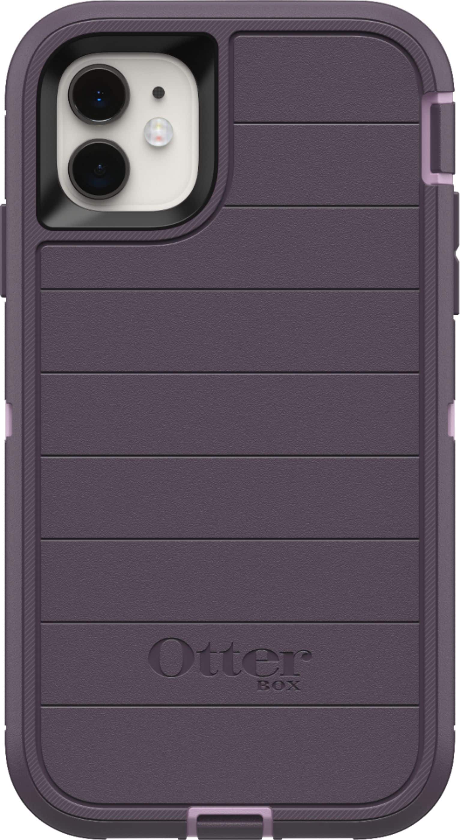 Front. OtterBox - Defender Pro Series Case for Apple® iPhone® 11/XR - Purple.