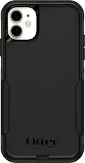 Front. OtterBox - Commuter Series Case for Apple iPhone 11/XR - Black.