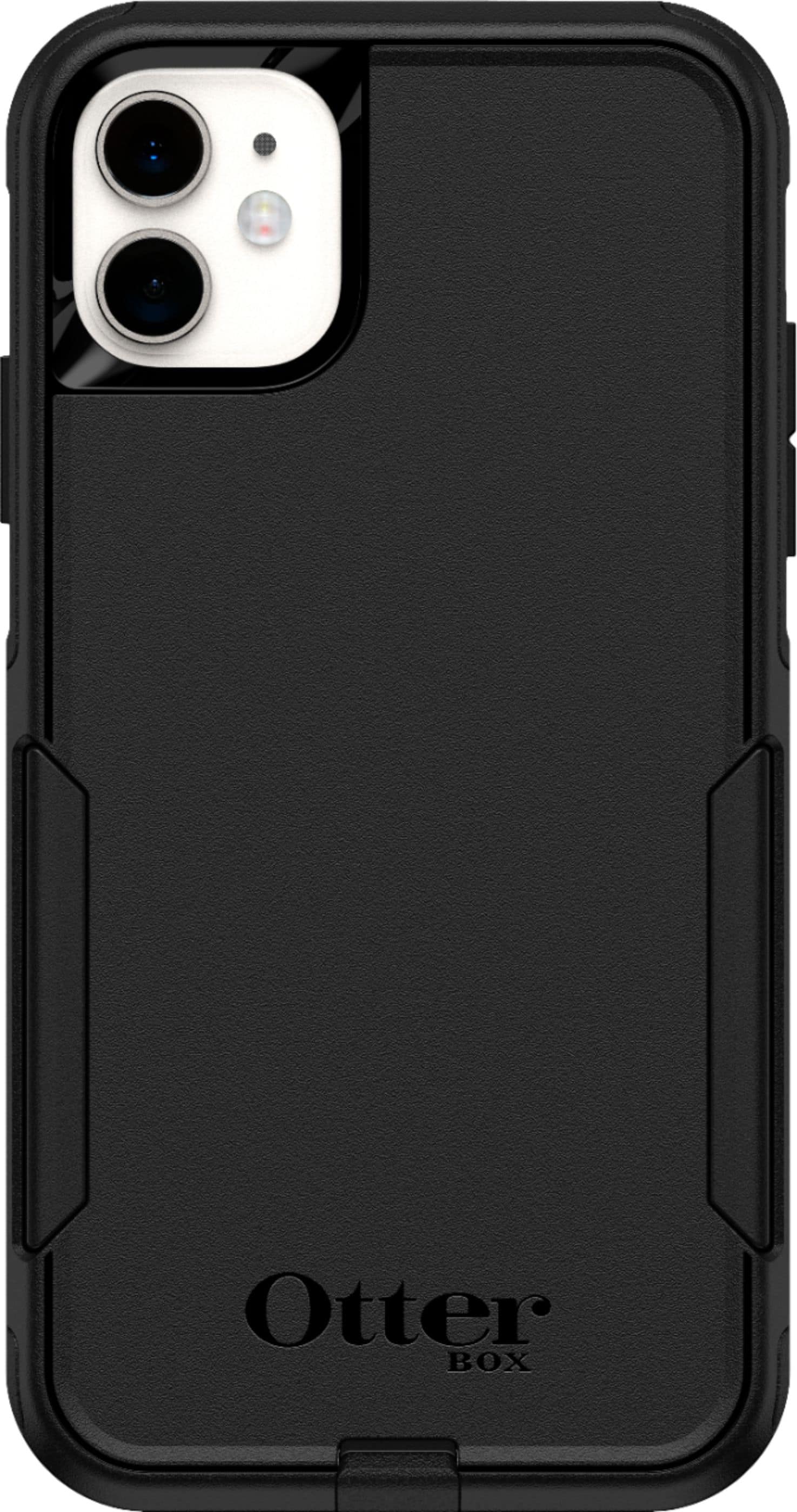 Front. OtterBox - Commuter Series Case for Apple® iPhone® 11/XR - Black.