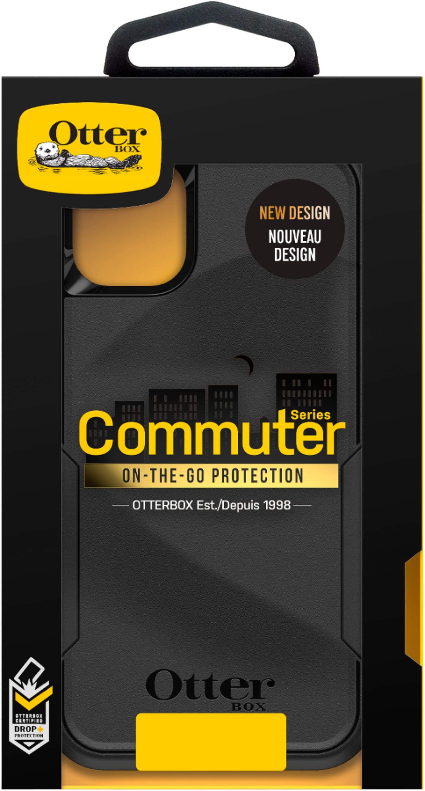 Alt View 16. OtterBox - Commuter Series Case for Apple® iPhone® 11/XR - Black.