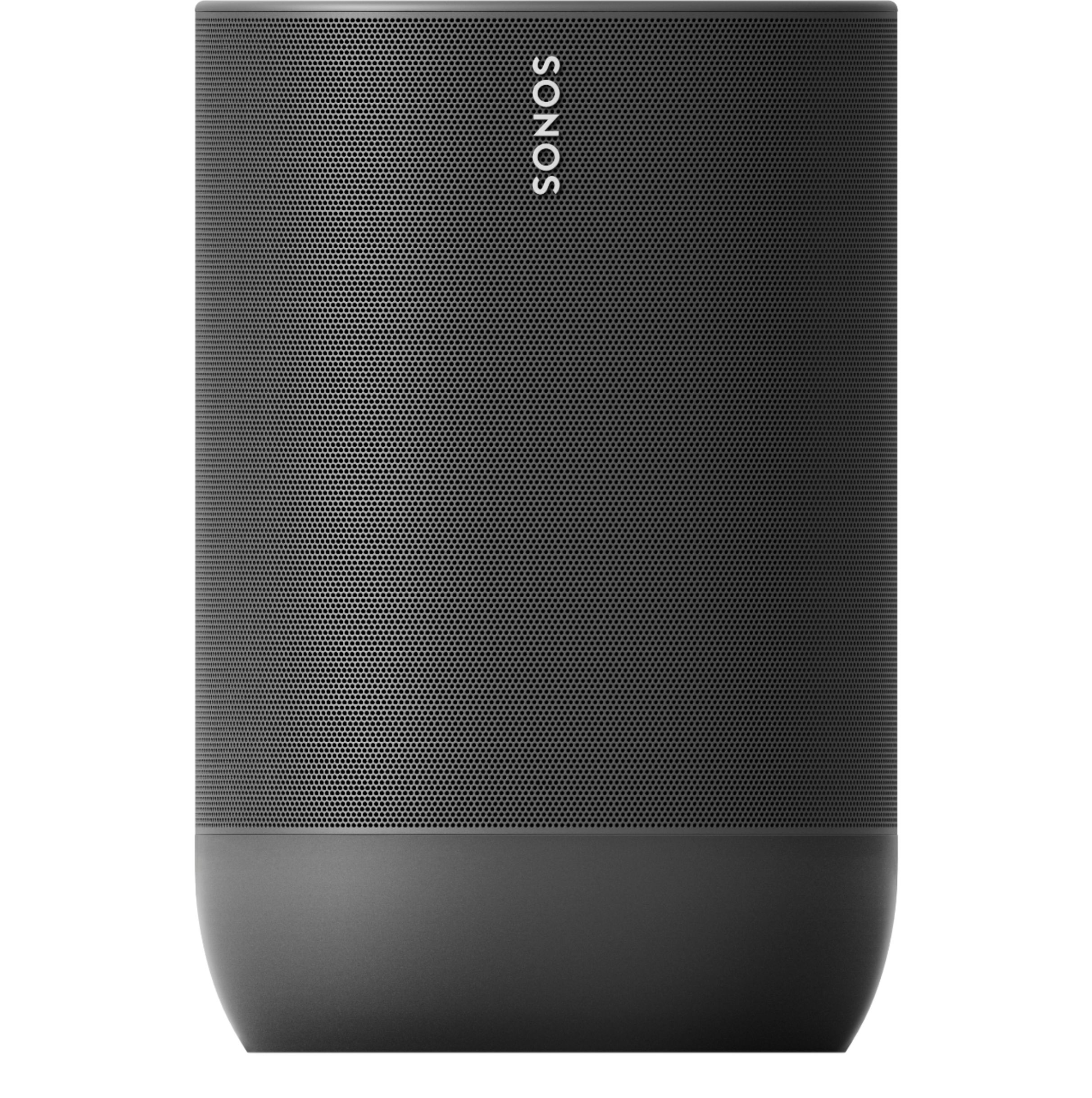 Sonos Move Smart Portable Wi-Fi and Bluetooth Speaker with Alexa and Google  Assistant Black MOVE1US1BLK - Best Buy