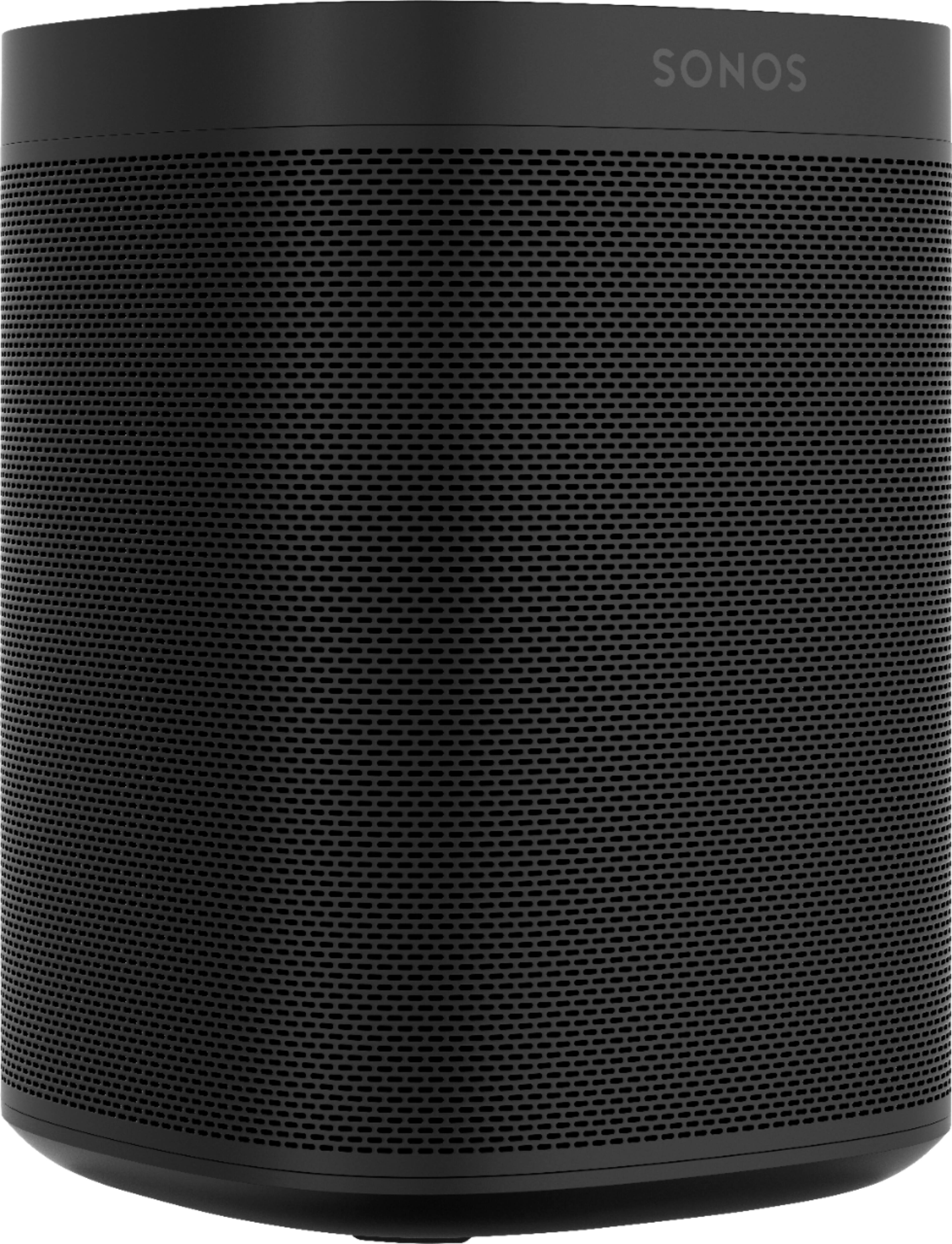 Angle. Sonos - One SL Wireless Smart Speaker - Black.