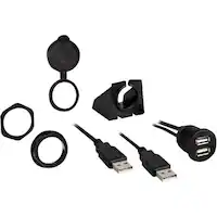 Metra - Install Bay 3' USB Type A-to-USB Type A Cable - Black - Angle_Zoom