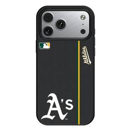 Keyscaper - MLB - Athletics iPhone Magnetic Bump Case - 15 - Black