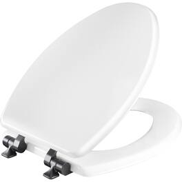 Mayfair by Bemis Benton Slow Close Elongated Enameled Wood Toilet Seat - White