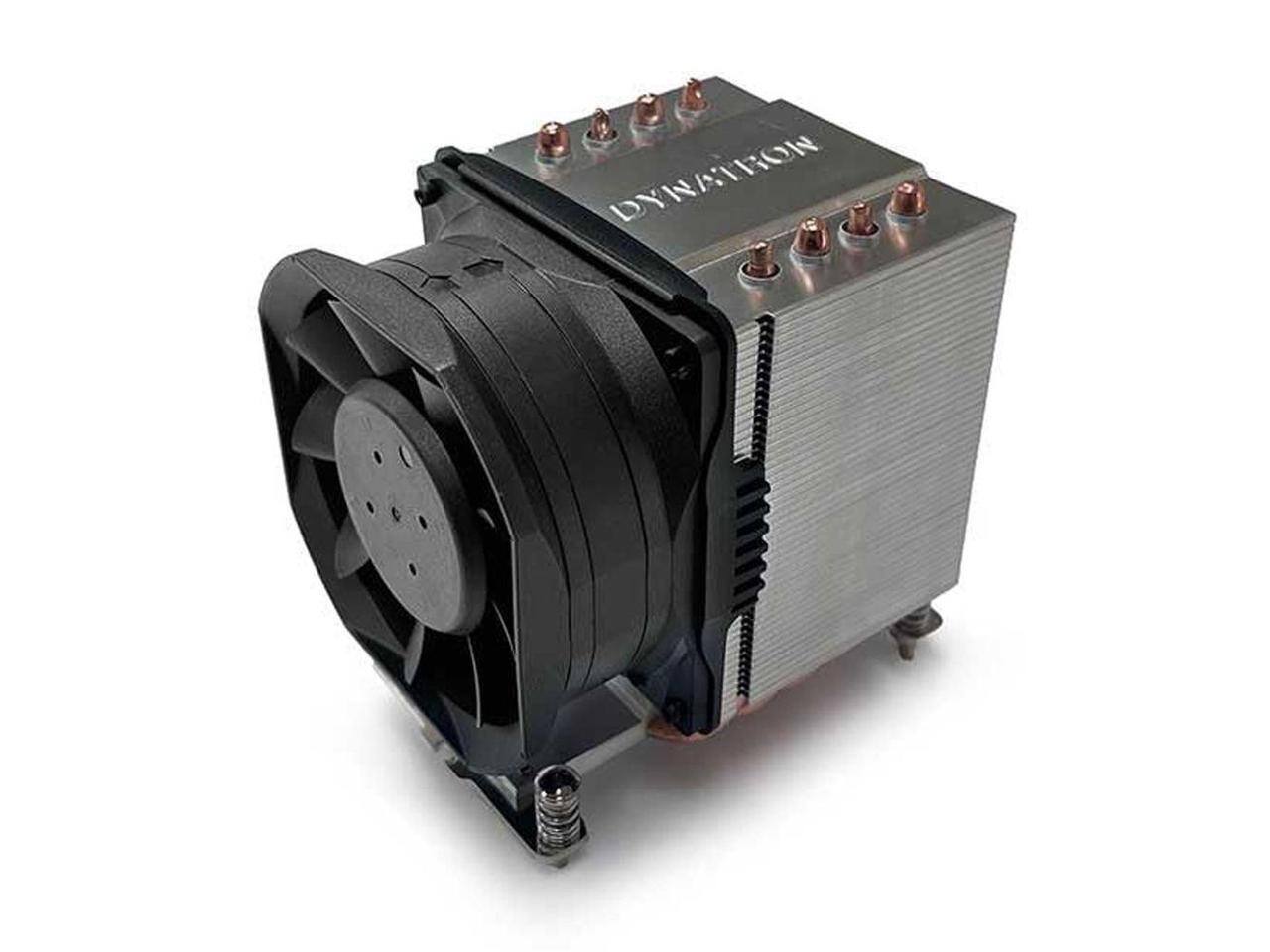 Alt View 4. Dynatron - a56 socket am4/am5 double ball 3u active air cooler - Black.
