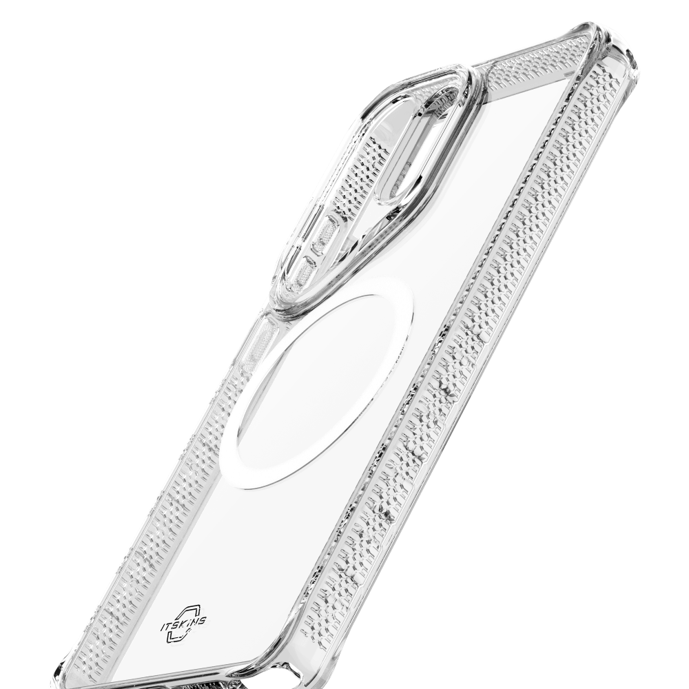 Alt View 5. Itskins - HYBRID R // CLEAR MagSafe Case for Samsung Galaxy S26 Ultra - Clear.