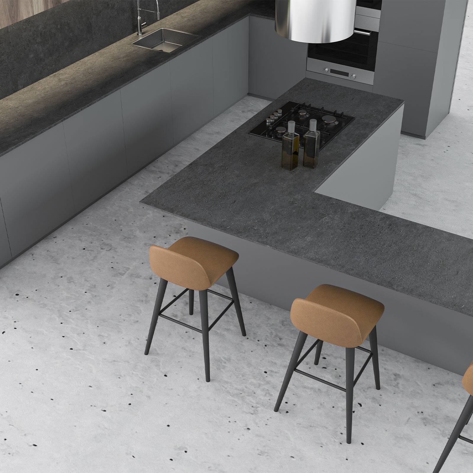 Alt View 6. Unique Bargains - 15.7x394 Concrete Wallpaper, Cement Contact Paper, Vinyl Stained Matte Crackle Textured Adhesive for Kitchen & Bathroom - Crackle Grey White.
