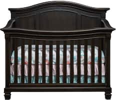 Baby Cache - Glendale 4-in-1 Convertible Crib - Charcoal Brown - Front_Zoom