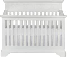 Baby Cache - Haven Hill 4-in-1 Convertible Crib - White Lace - Front_Zoom