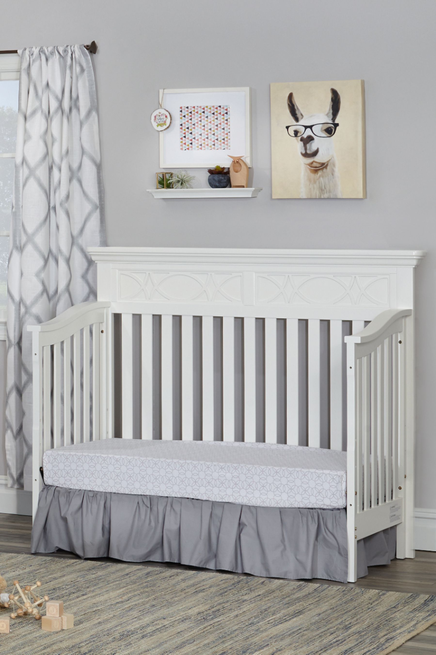 Best Buy: Baby Cache Haven Hill 4-in-1 Convertible Crib White Lace 10600-WH