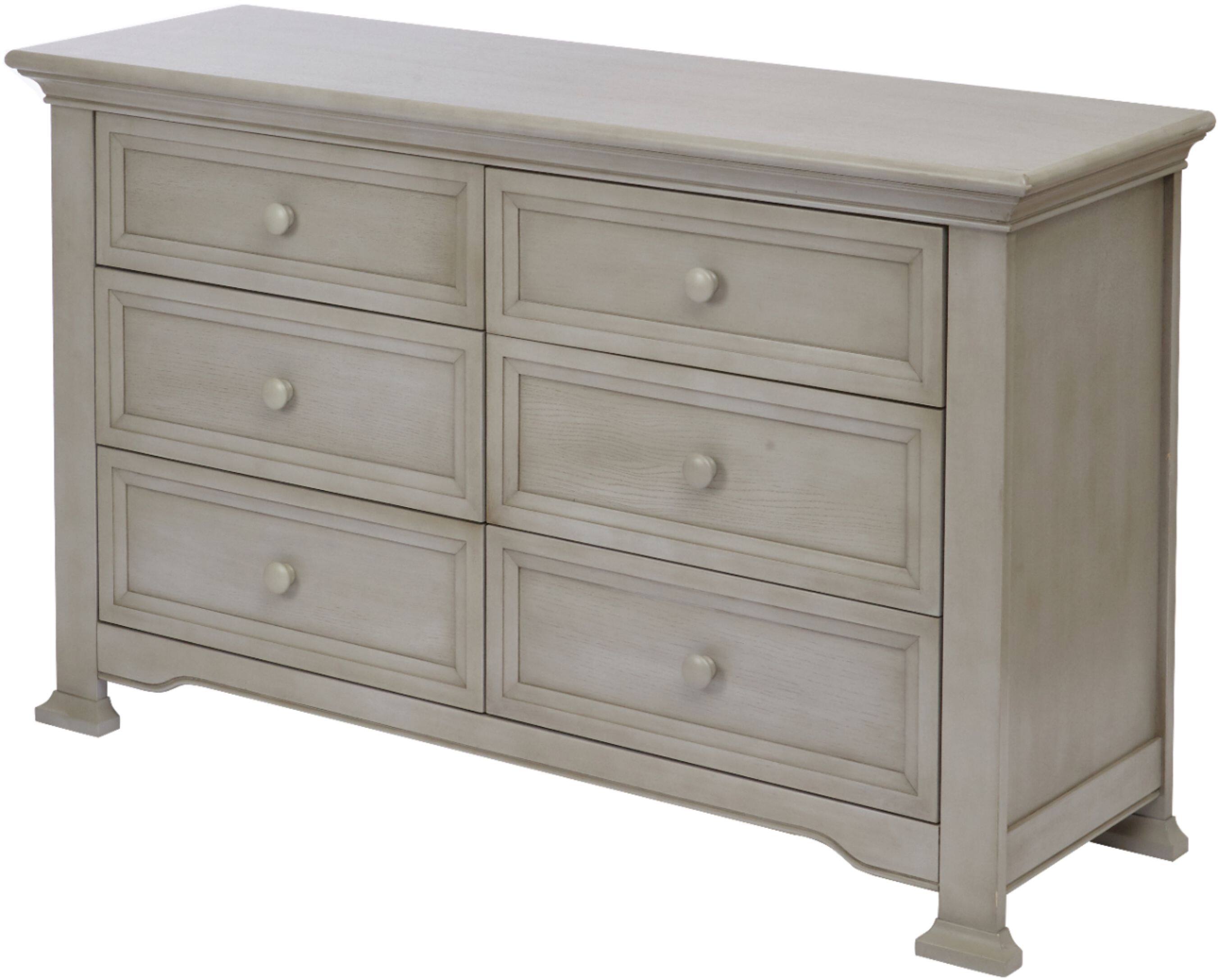 Best Buy: Kingsley Brunswick 6-Drawer Dresser Ash Gray 3806-AGY