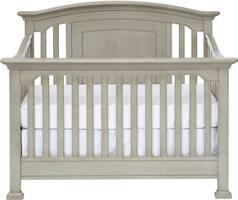Kingsley - Brunswick 4-in-1 Convertible Crib - Ash Gray - Front_Zoom