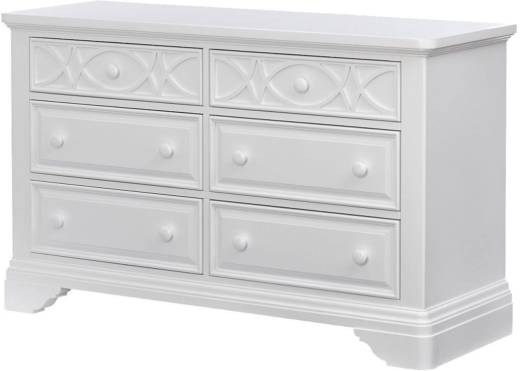 Baby cache 2025 dresser white