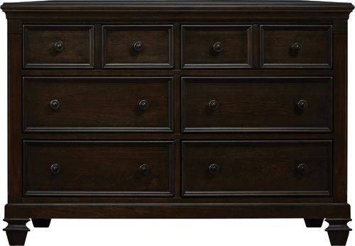 Baby Cache - Glendale 6-Drawer Dresser - Charcoal Brown