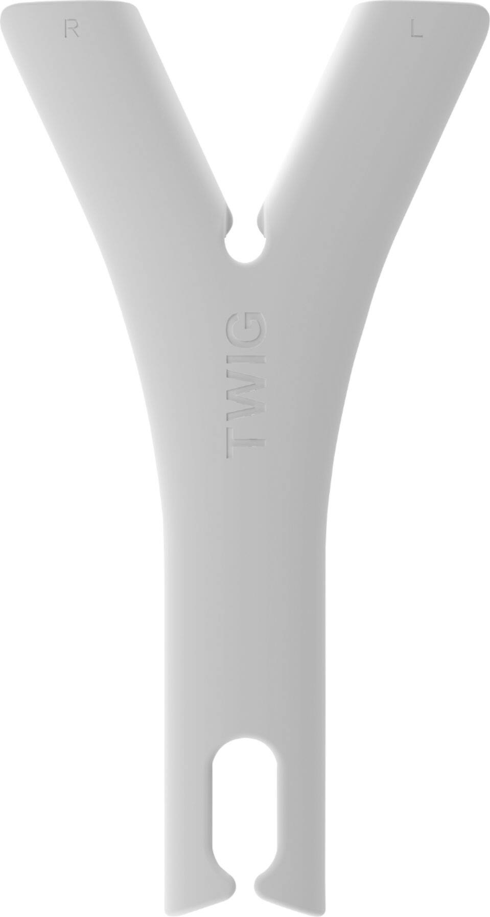 Front. Hip Product Factory - TWIG Headphone Cord Wrap - White.