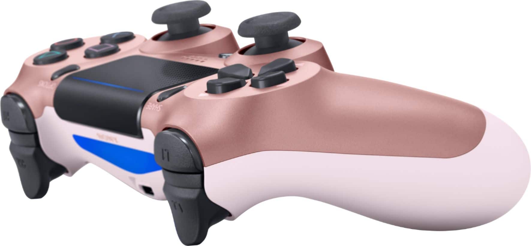 Alt View 11. Sony - DualShock 4 Wireless Controller for Sony PlayStation 4 - Rose Gold.