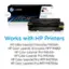 The image features a box of HP LaserJet printers, with a close-up view of the box and its contents. The box contains various HP printers, including the HP Color LaserJet Enterprise M455dn, HP Color LaserJet Enterprise MFP M480f, HP Color LaserJet Pro M454dn, HP Color LaserJet Pro M454dw, HP Color LaserJet Pro MFP M479fdn, and HP Color LaserJet Pro MFP M479fdw. The printers are designed to work with HP LaserJet technology, providing high-quality printing solutions for businesses and individuals.