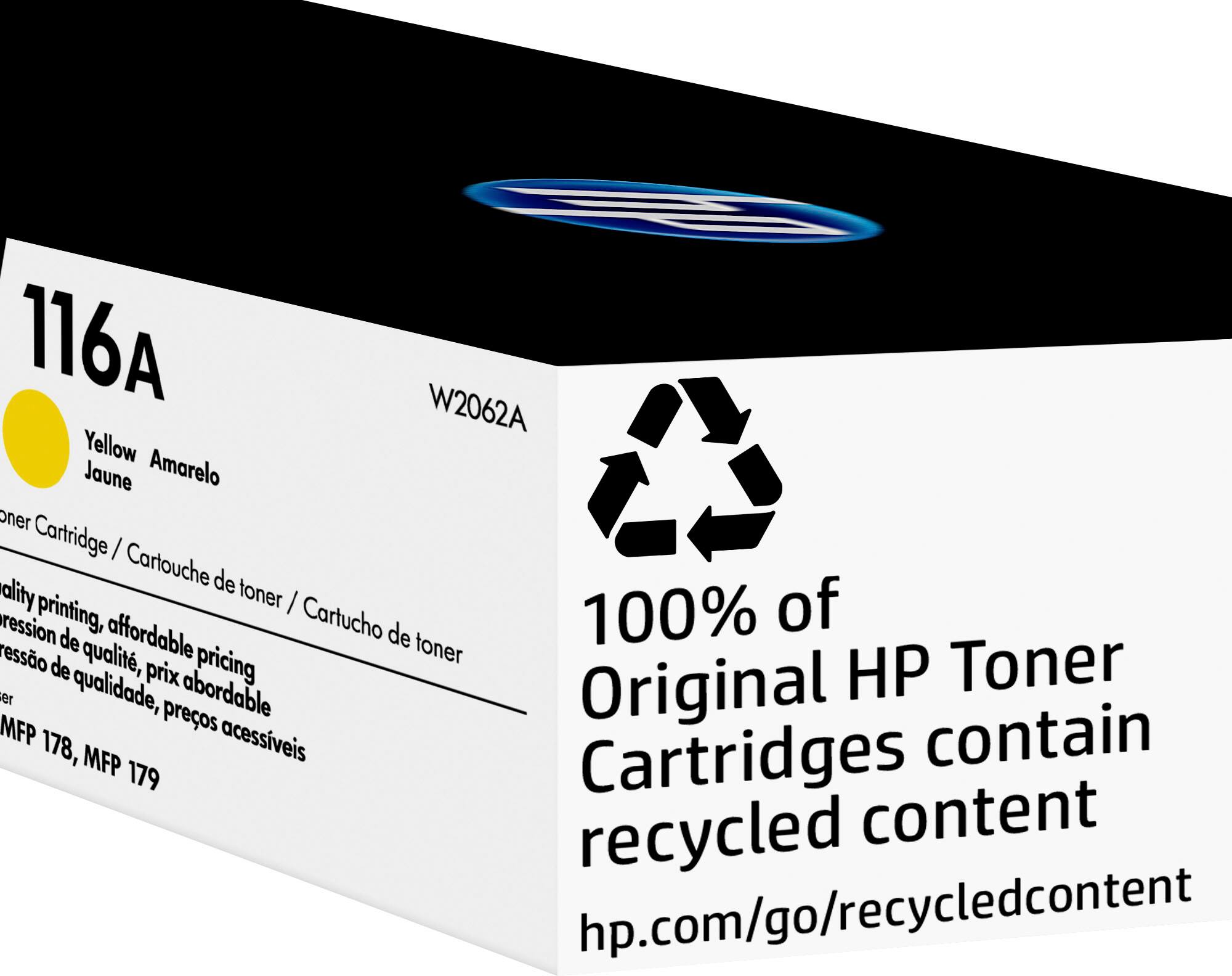 Alt View 13. HP - 116A Standard Capacity Toner Cartridge - Yellow.