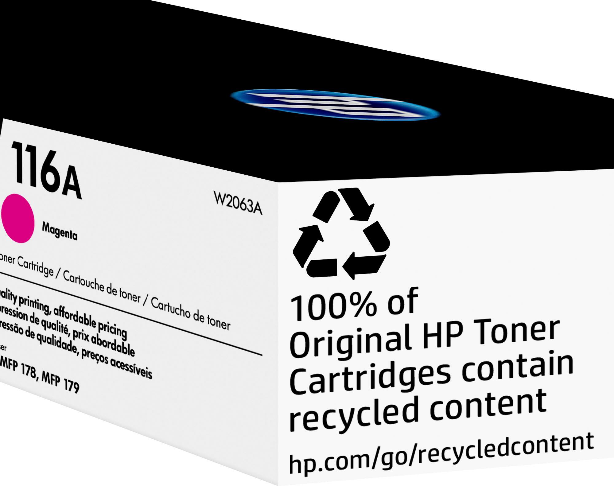Alt View 13. HP - 116A Standard Capacity Toner Cartridge - Magenta.