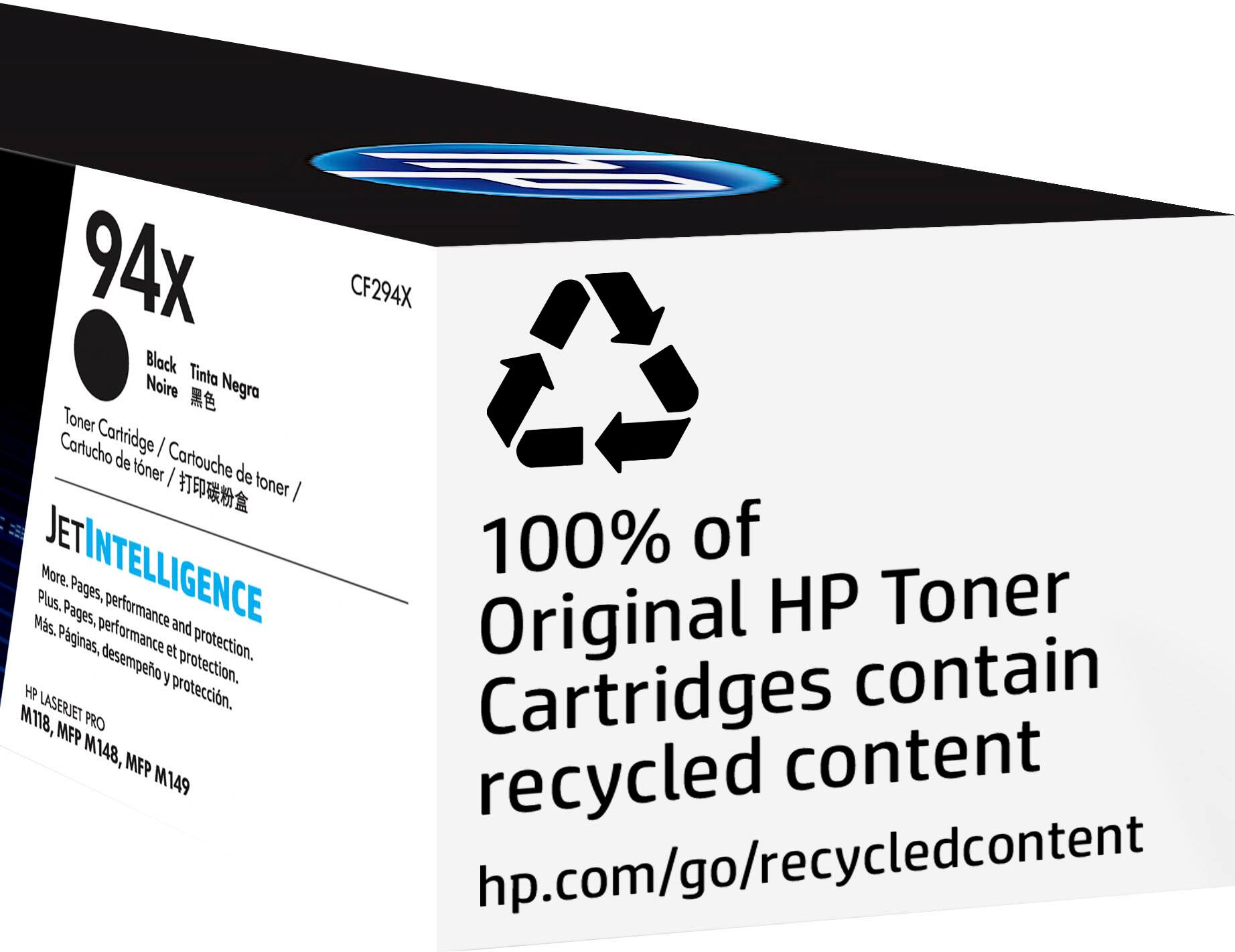 Alt View 13. HP - 94X Standard Capacity Toner Cartridge - Black.